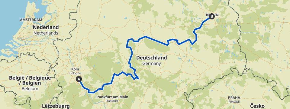 German Unity Cycle Route Cycling Collection by komoot